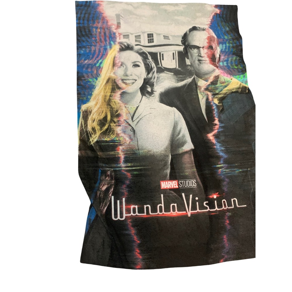 Marvel WandaVision T-Shirt Mens Small Black Graphic Tee TV Show Series - Picture 3 of 7